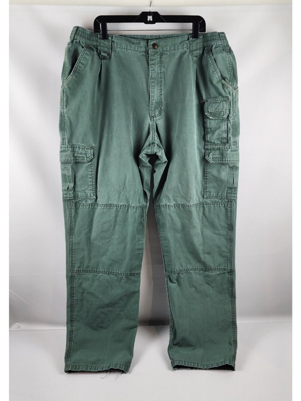5.11 Tactical Pants 74251 Green Duty Pants Rugged Triple Stitch Cargo Size 40x34